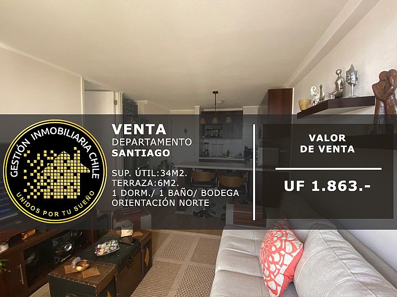 departamento en venta en Santiago