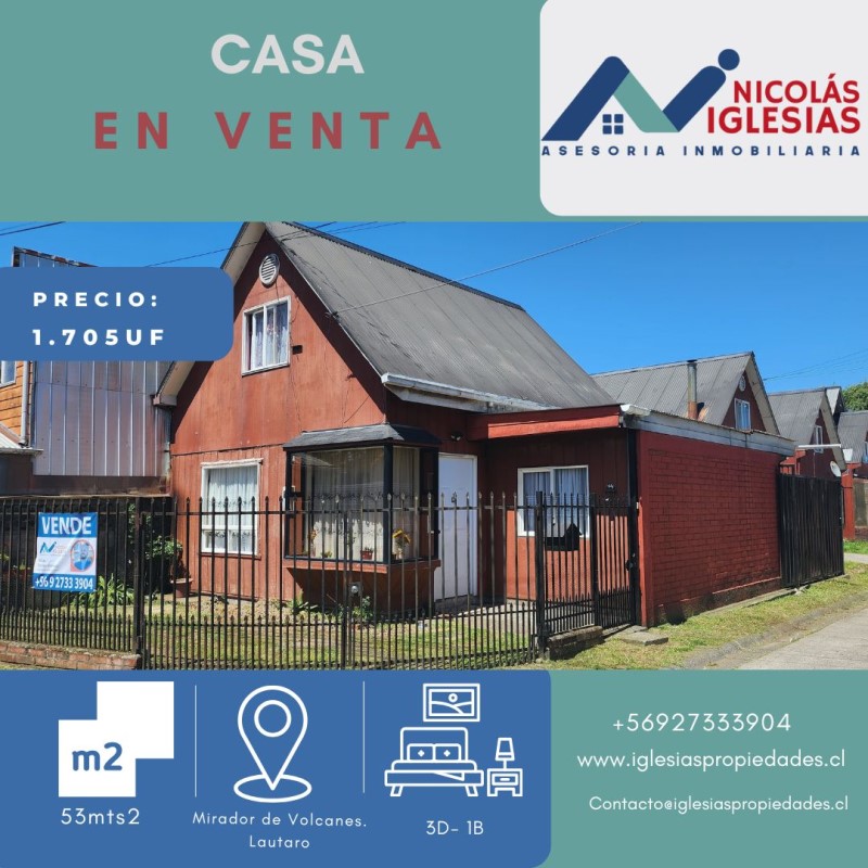 casa en venta en Lautaro