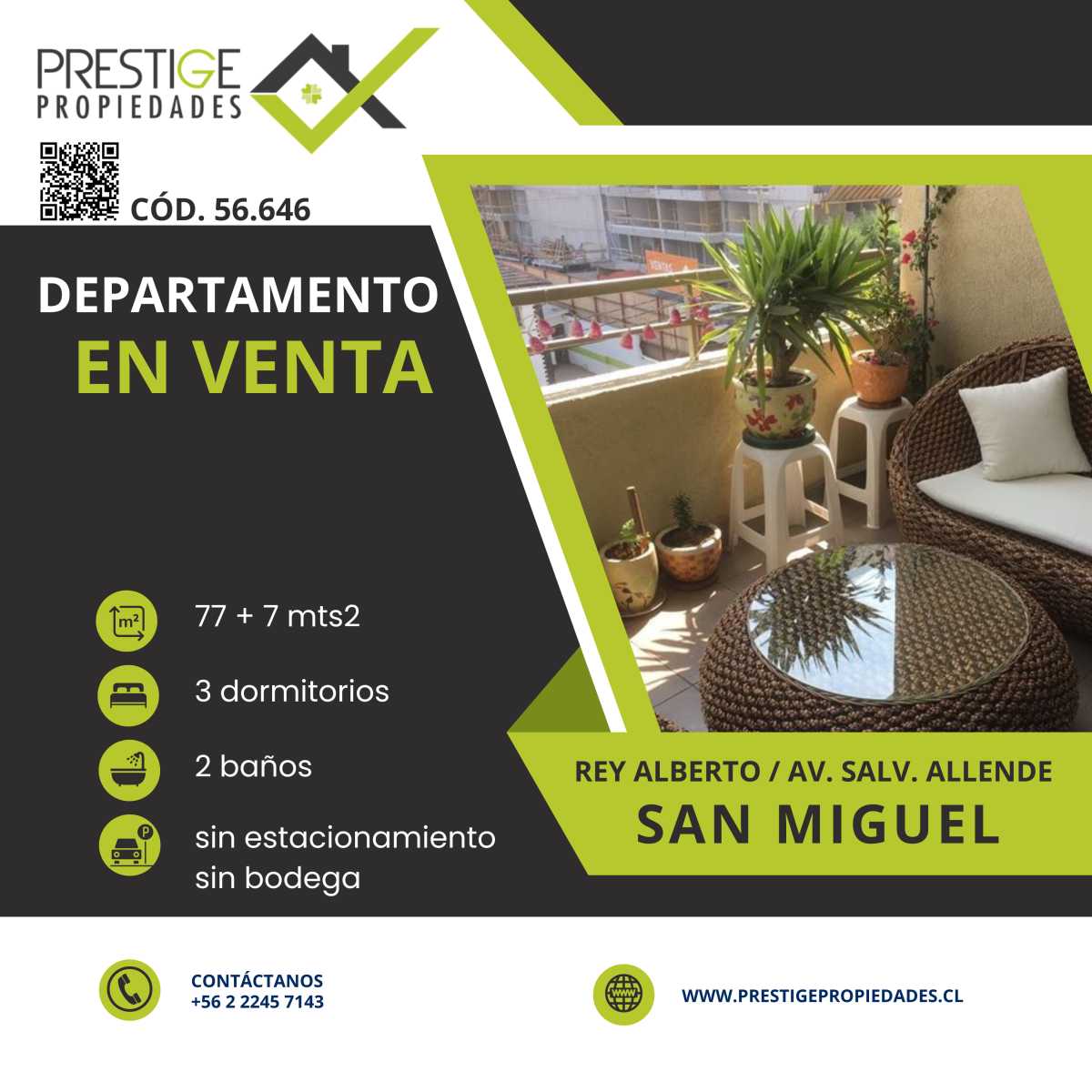 departamento en venta en San Miguel